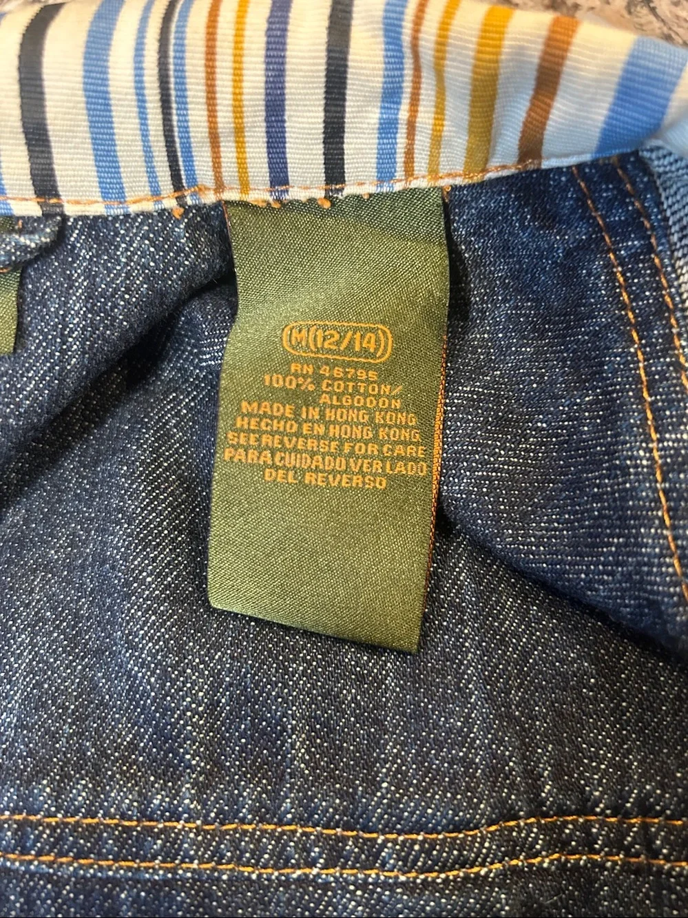 Timberland unisex Indigo Blue Denim Shirt Jacket